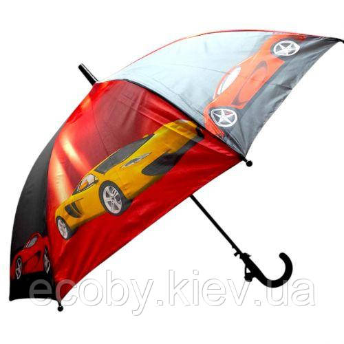 Дитяча парасолька Машинки (Чорний), фото 1