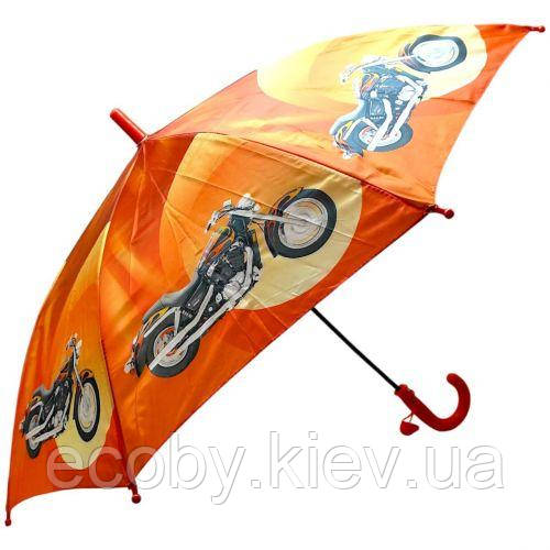Дитяча парасолька (КРАСНА) З (МОТОЦИКЛОМ), фото 1