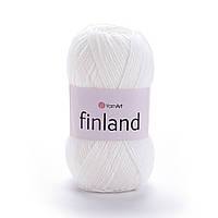 Yarnart FINLAND (Ярнарт Фінланд) №150 білий (Пряжа акрил дитяча, нитки для в'язання)