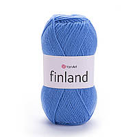 Yarnart FINLAND (Ярнарт Фінланд) №224 синій (Пряжа акрил дитяча, нитки для в'язання)