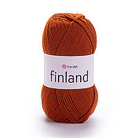 Yarnart FINLAND (Ярнарт Фінланд) №847 рудий (Пряжа акрил дитяча, нитки для в'язання)