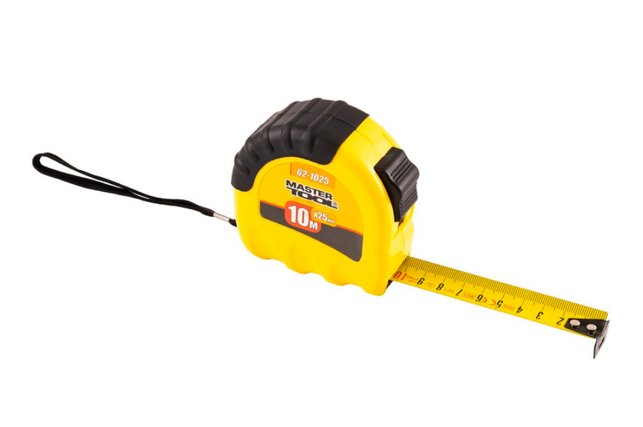 Рулетка Mastertool 10 м х 25 мм Shiftlock (62-1025)
