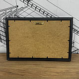 Рамка для медалей і військових нагород 28х44 см — мемобокс — дерев'яна рамка для нагород, фото 7