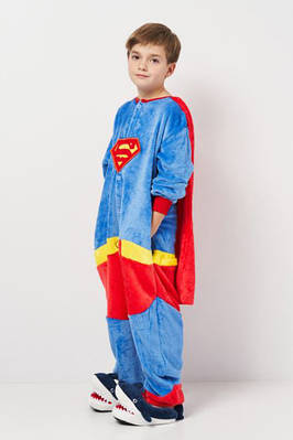 Піжама кігурумі дитяча синього кольору з принтом 205740T Безкоштовна доставка