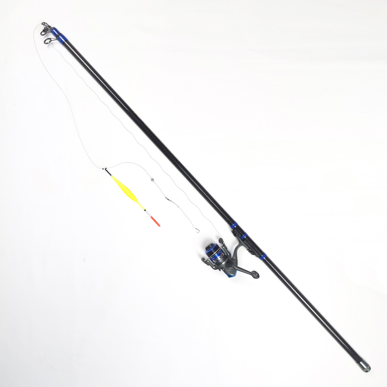 Карбонове вудилище Mikado Princess 6м з кільцями в зборі, болонське вудилище 6м, фото 1