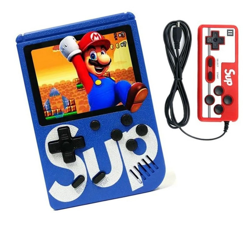 Портативна приставка консоль з джойстиком Sup Game Box Blue, фото 1