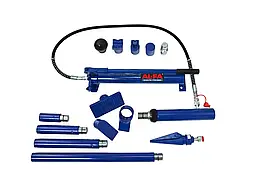 Комплект гідравлічних розтяжок AL-FA ALHS-10TP, 10 т, фото 5