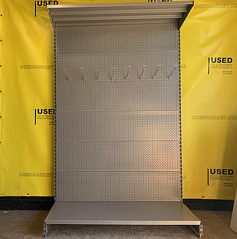 Перфо стелажі LINDE з полицею та перфорованими задніми стінками 2100x1330 для магазина