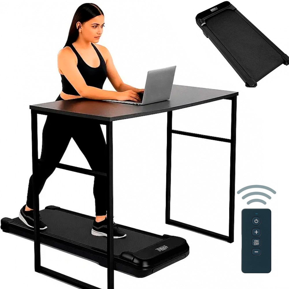 Уцінка! Бігова доріжка до 120 кг, 1100 Вт, 6 км/год тиха, компактна Treadmill XM-U1 для дому, квартири чи офісу, фото 1