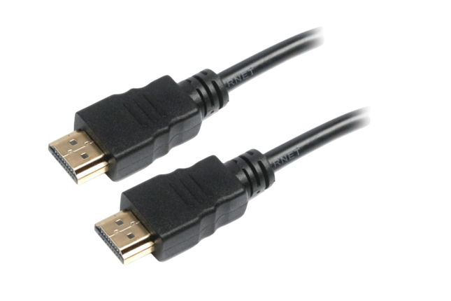 Кабель Maxxter HDMI - HDMI V 1.4 (M/M) 0.5m Black (V-HDMI4-0.5M), фото 1