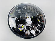 Фара LED 65W, ближній + дальній + ходові вогні, 7 дюймів, ГАЗ-53