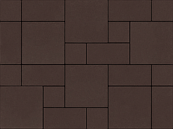 Тротуарна плитка Лайнстоун Коричневий