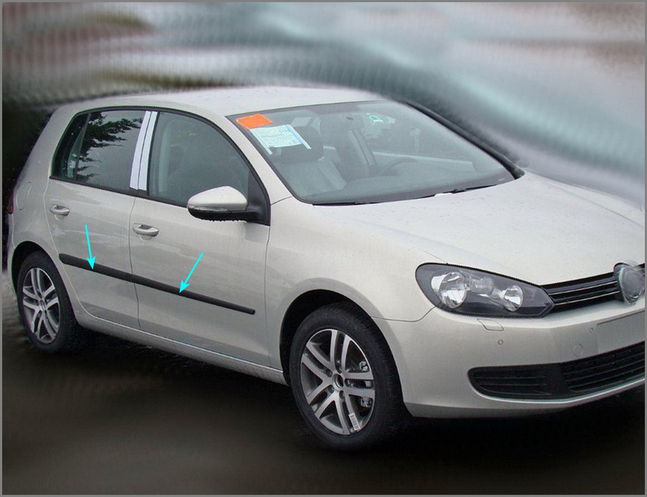 Молдинги на двері для Volkswagen Golf VI 5dr 2008-2013, фото 1