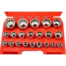 Набір ударних торцевих головок Mar-Pol M58267, 1/2", 8-36 мм, 21 предмет, фото 2