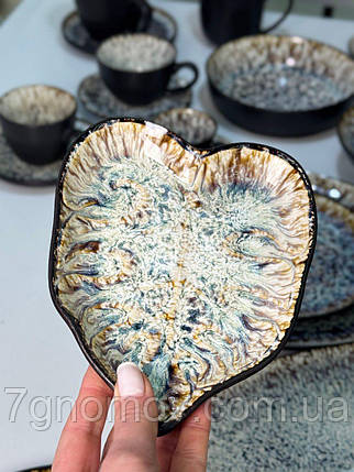 Тарілка керамічна маленька листок Паноптікон 17.3 см арт. 101-0479, фото 1