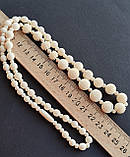 Слонова кістка намисто. Кольє зі слонової кістки. Слонова кістка вінтаж., фото 8