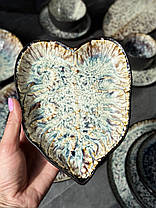 Тарілка керамічна маленька листок Паноптікон 17.3 см арт. 101-0479, фото 2