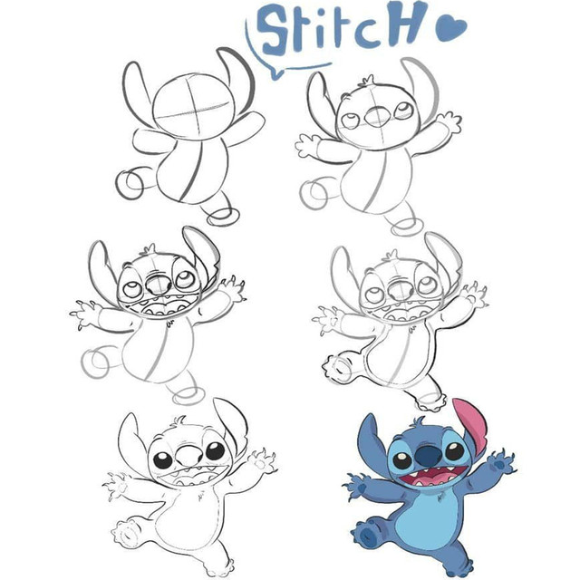 Стіч малюнок Стіч малюнок