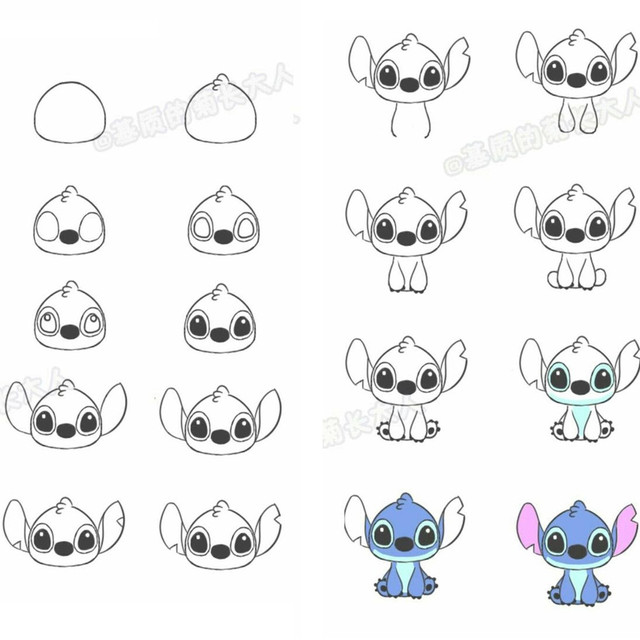 як намалювати стіча як намалювати стіча