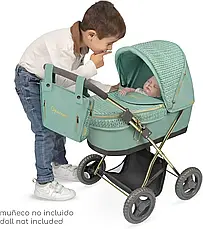 Іграшкова коляска DeCuevas Capriccio 85073 з парасолькою, сумкою та кошиком, для сюжетної гри дівчинки від 3 років, фото 5