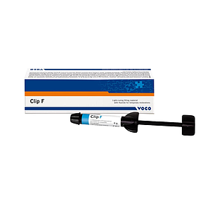 Clip F (Кліп Ф) — фотополімерний матеріал для тимчасового пломбування з фтором, VOCO