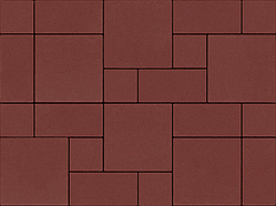 Тротуарна плитка Лайнстоун Червоний