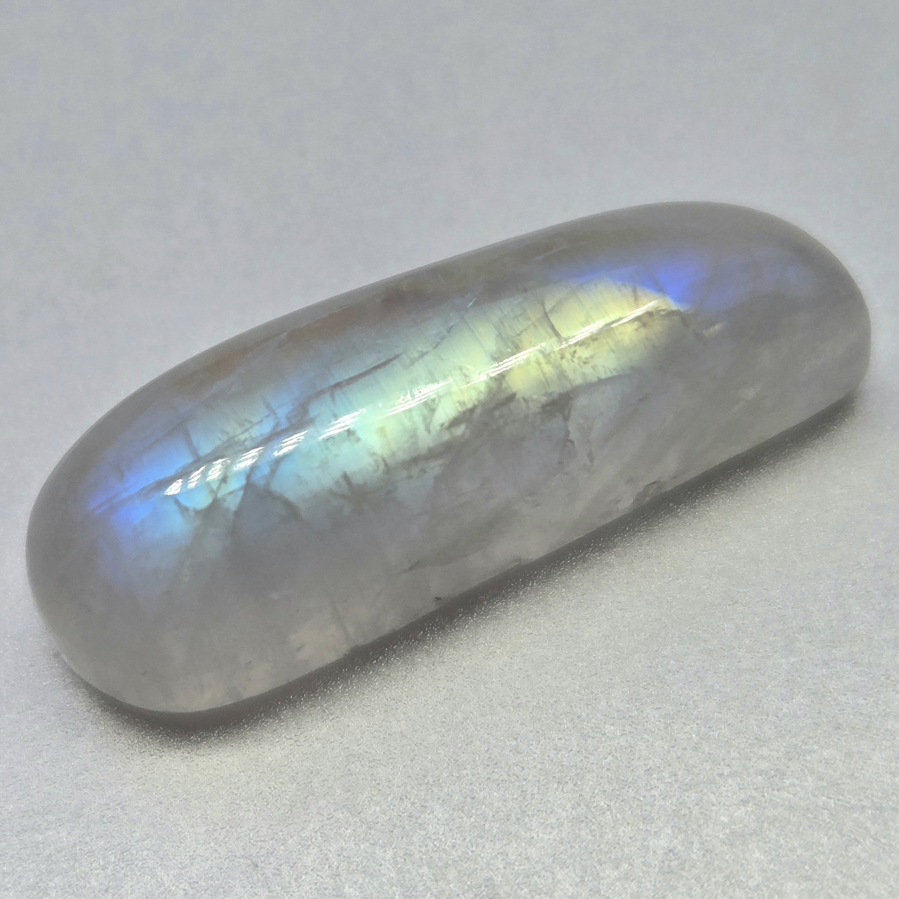 Місячний камінь – кабошон 12,4 ct, натуральний для створення прикрас, фото 1