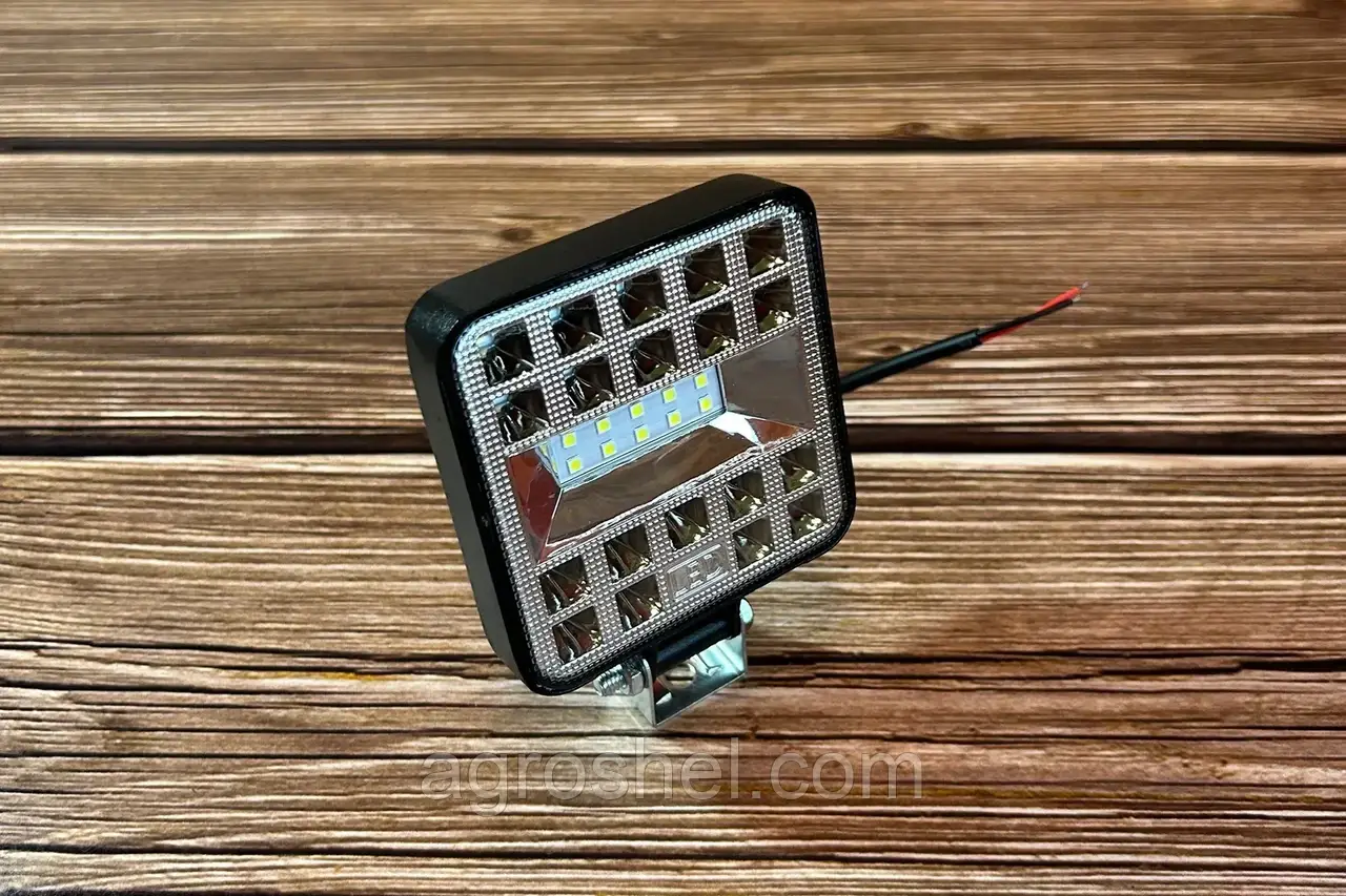Фара LED квадратна 87W 6000K (29 діодів) (8.5 см х 8.5 см х 1.5 см) Mini, фото 1