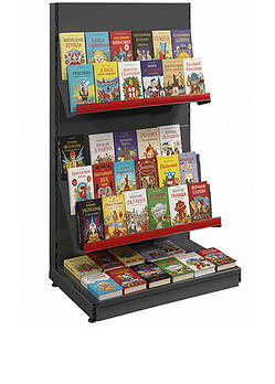 Стелажі металеві Н2350 мм, графіт - RAL 7024