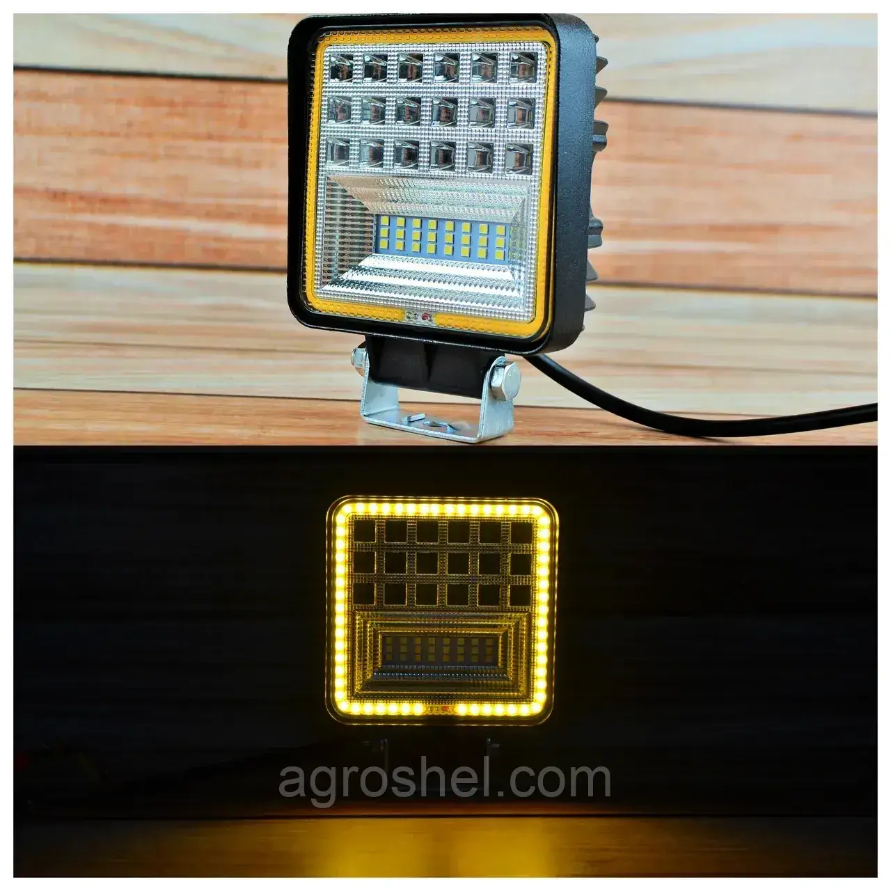 Світлодіодна LED фара робоча 126W, фото 1