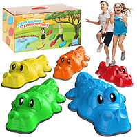 Набір балансирів для дітей "Крокодил" 6шт Балансувальні фігури 22x41 см