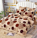 Велюрова постільна білизна полуторна комплект/тепла постільна білизна, фото 7