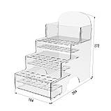 Підставка EKOSTAR для пробників и сашетів із акрила 164х284х272, фото 3