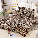 Велюрова постільна білизна полуторна комплект/тепла постільна білизна, фото 2