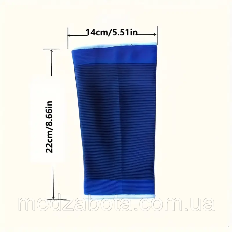 Наколінник тонкий чорний універсального розміру, фото 1