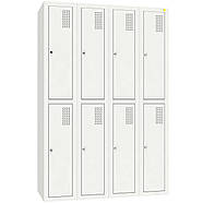 Шафа для одягу металева ШОМ-300/4/8 в роздягальні, фото 5