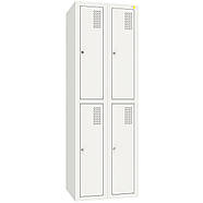 Шафа для одягу металева ШОМ-300/2/4*. в спортзал, фото 4