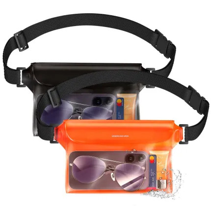 Сумка водонепроникна UNBREAKcable, поясна, для телефона, плавання, SUP, 2 шт, фото 1