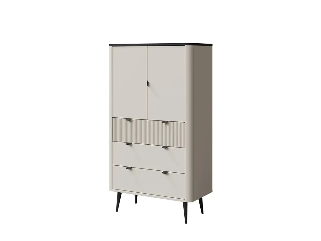 Стелаж Marly 6 2D3S, кашемір/сірий камінь, фото 1