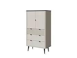 Стелаж Marly 6 2D3S, кашемір/сірий камінь