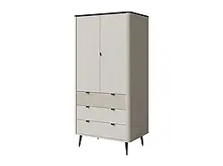 Гардеробна шафа Marly 1 3S2D, кашемір/сірий камінь