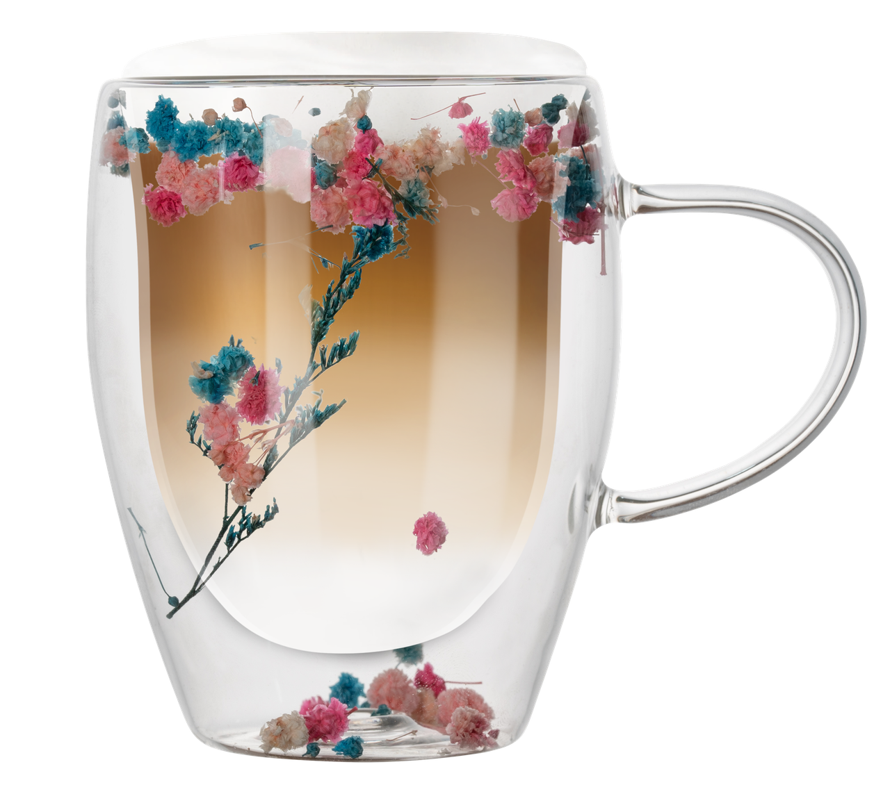 Чашка RINGEL Guten Morgen Blume подвійна стінка 350 мл 3 (RG-0002/350 3), фото 1