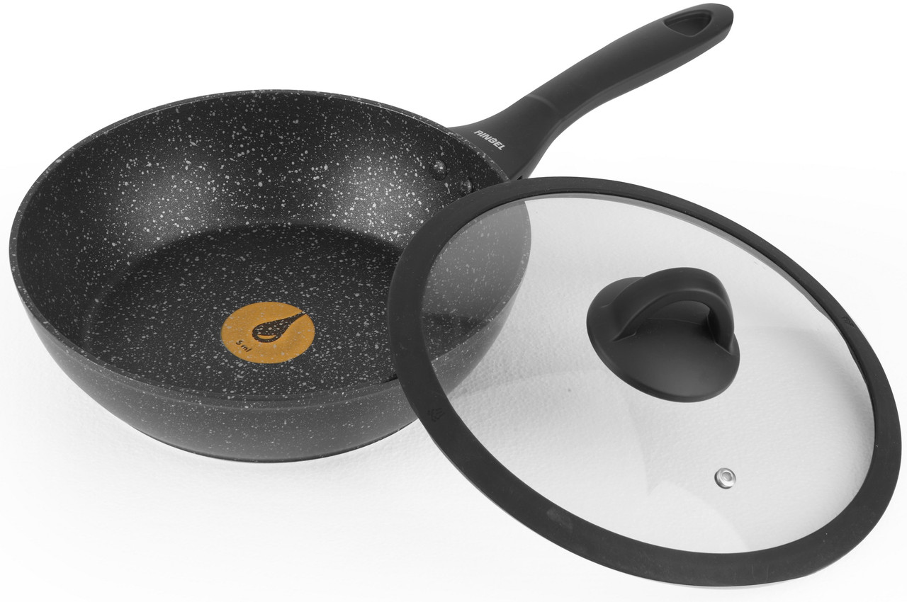 Сковорода RINGEL Zira глибока з крихтою 26 см (RG-11006-26h), фото 1
