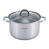 Каструля-фритюрниця 6,5 л із сіткою для фритюру Kamille KM-5625S з неіржавкої сталі, фото 8