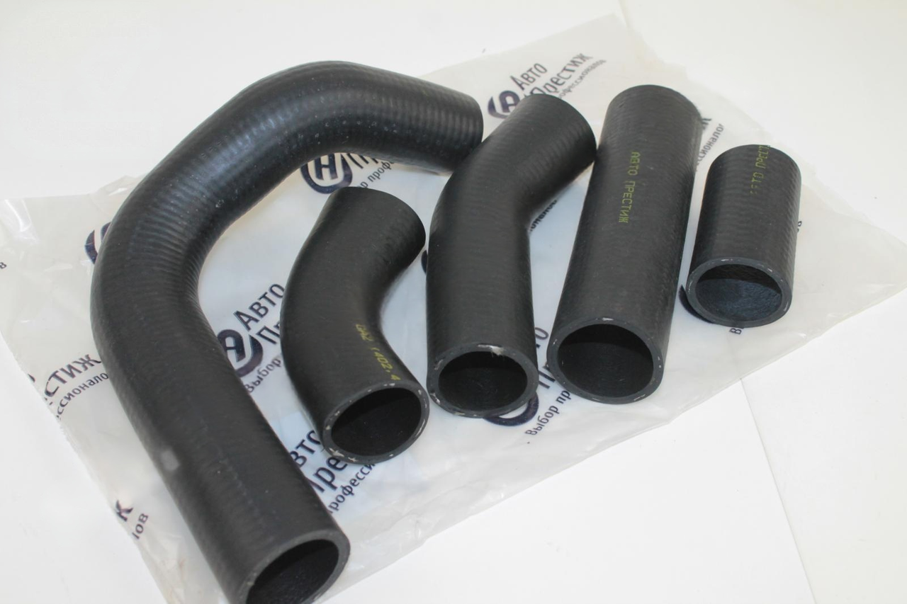 Патрубок радiатора Газель дв.402 компл.5шт (EPDM) (Авто Престиж) 3302-1303000-02