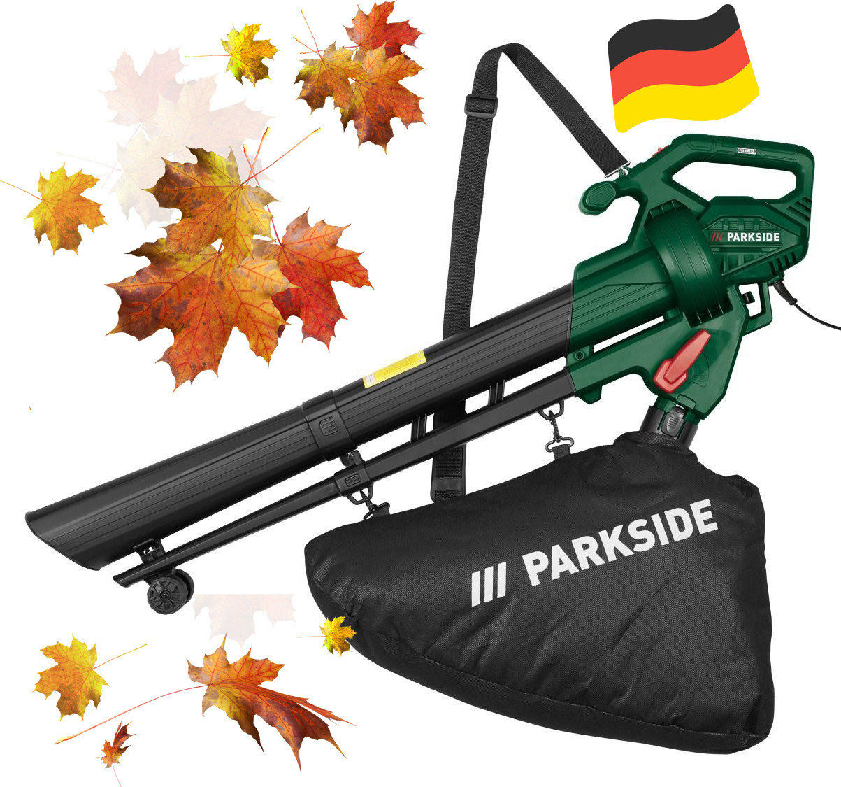 Електричний садововий пилосос-повітряний PARKSIDE PLS 2600 B2 3-в-1 (Німеччина), фото 1