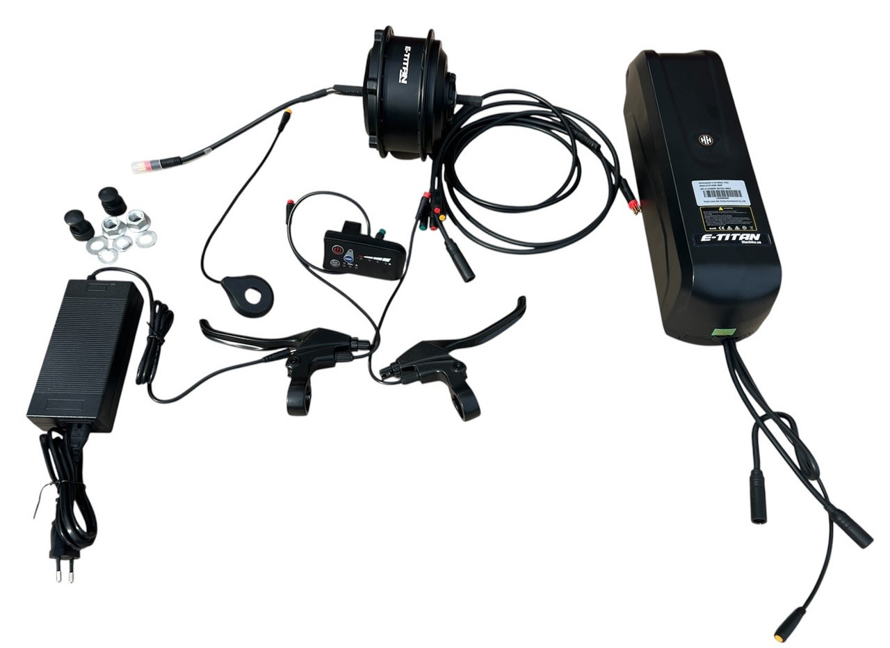 Велонабір E-TITAN 36V 13Ah з пультом заряджання 350W/36V Li-ion (передній)