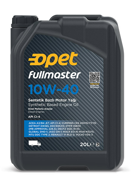Моторна олива Opet FULLMASTER 10W40 CI-4 20л, фото 1