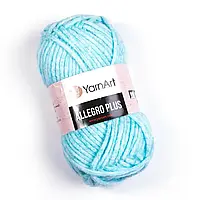 YarnArt ALLEGRO PLUS (Ярнарт Алегро Плюс) №705 блакитний (Пряжа напіввовна, нитки для в'язання)
