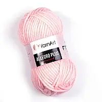 YarnArt ALLEGRO PLUS (Ярнарт Алегро Плюс) №701 рожевий (Пряжа напіввовна, нитки для в'язання)